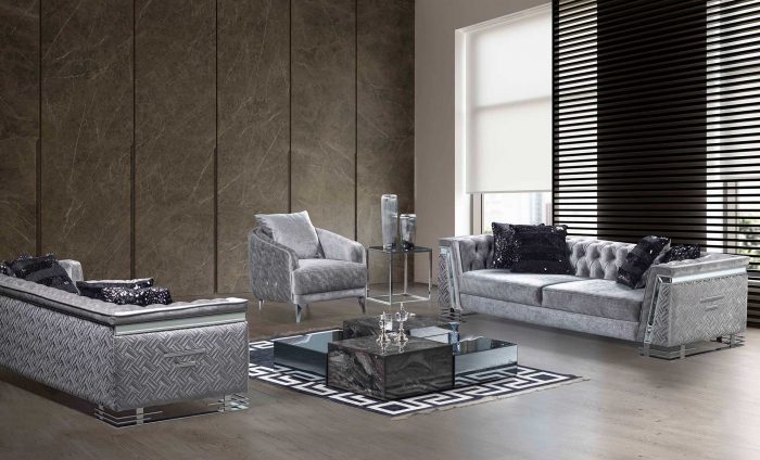 Gucci Lux Silver - Sofasæt